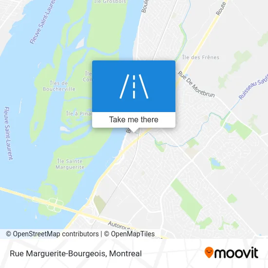 Rue Marguerite-Bourgeois map