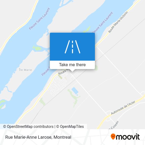 Rue Marie-Anne Larose map