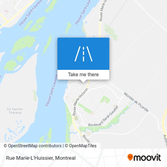 Rue Marie-L'Huissier map