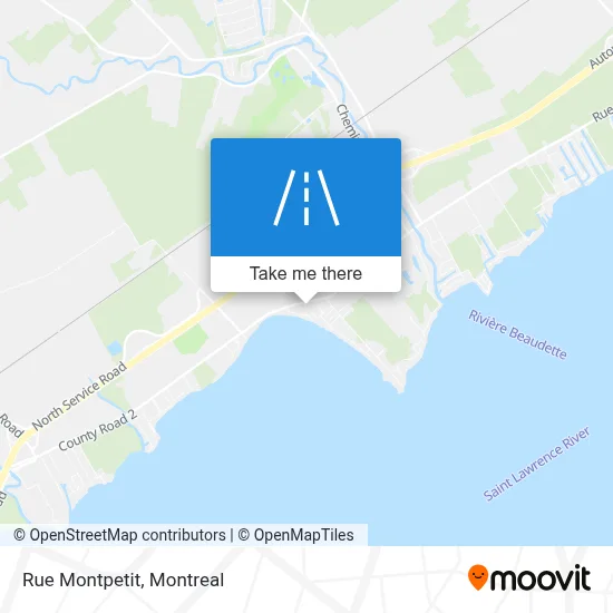 Rue Montpetit map