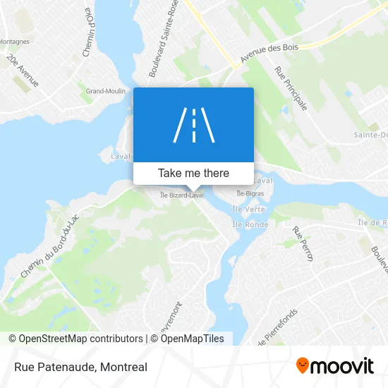 Rue Patenaude map