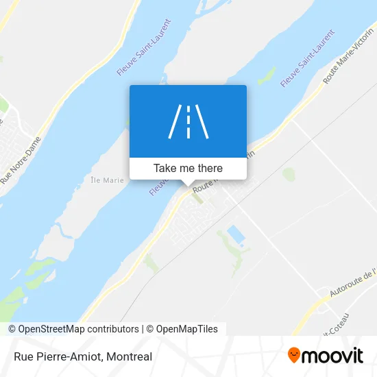 Rue Pierre-Amiot map