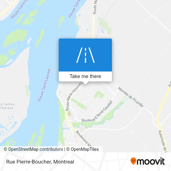 Rue Pierre-Boucher map