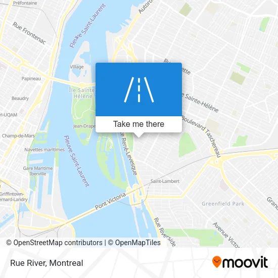 Rue River map