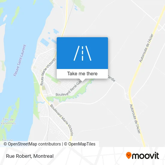 Rue Robert map