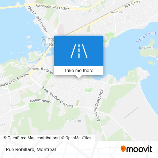 Rue Robillard map