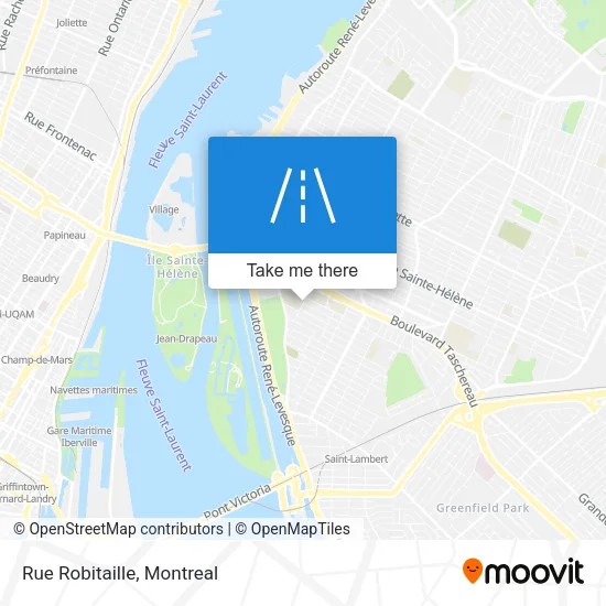 Rue Robitaille map