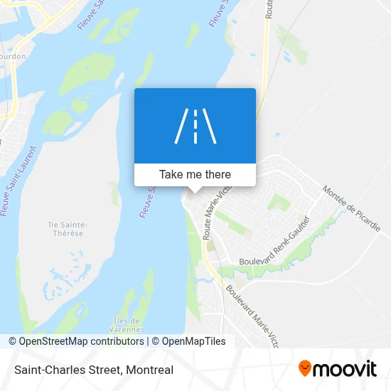 Rue Saint-Charles map