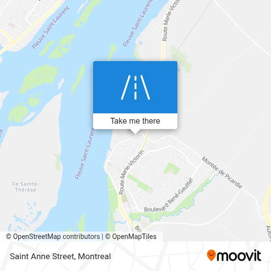 Rue Sainte-Anne map