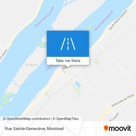 Rue Sainte-Geneviève map