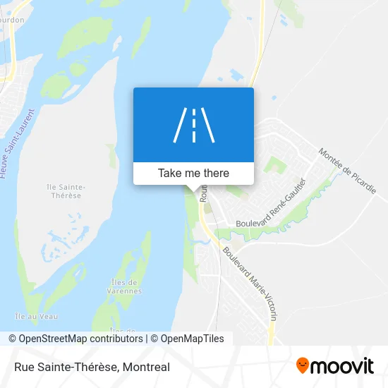 Rue Sainte-Thérèse map