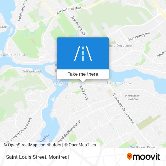 Rue Saint-Louis map