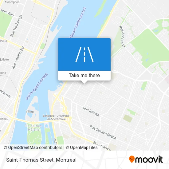 Rue Saint-Thomas map