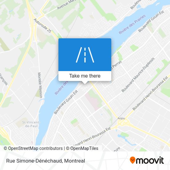Rue Simone-Dénéchaud map