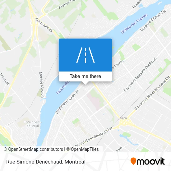 Rue Simone-Dénéchaud map