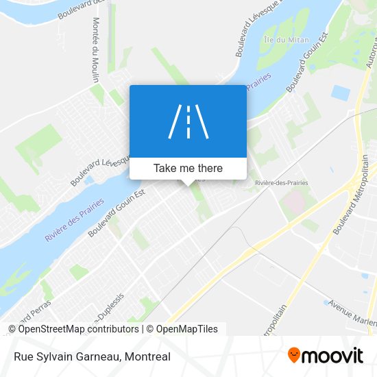 Rue Sylvain Garneau map