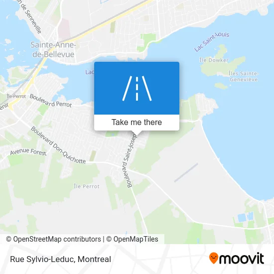 Rue Sylvio-Leduc map