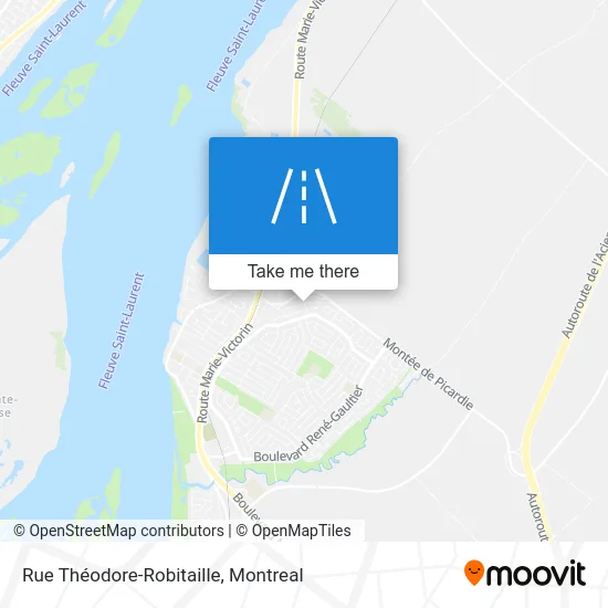 Rue Théodore-Robitaille map