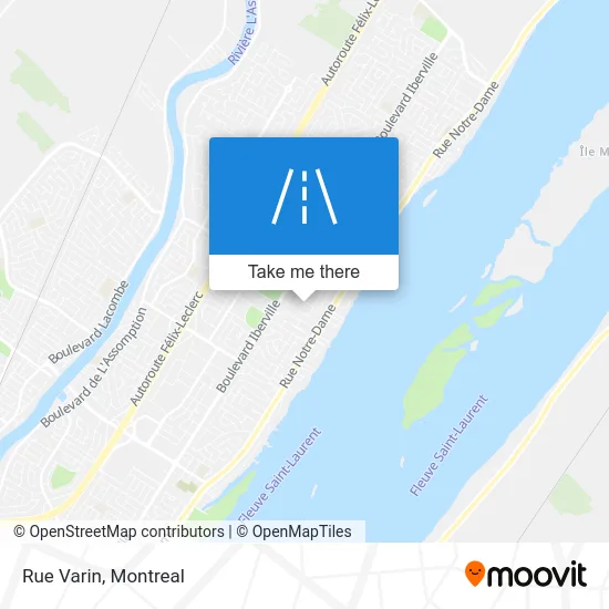 Rue Varin map