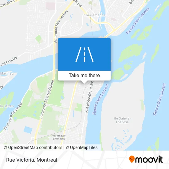 Rue Victoria map