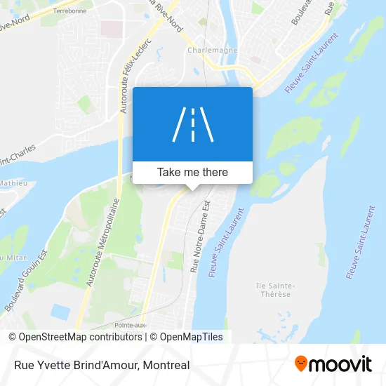 Rue Yvette Brind'Amour map