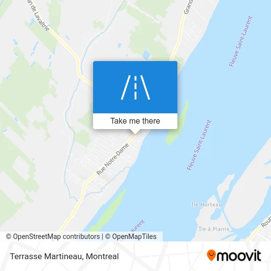 Terrasse Martineau map