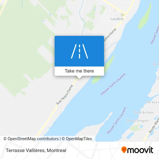 Terrasse Vallières map