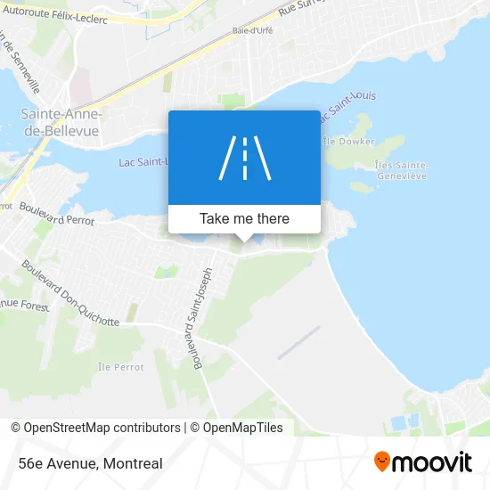 56e Avenue map