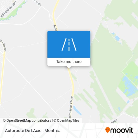 Autoroute De L'Acier map