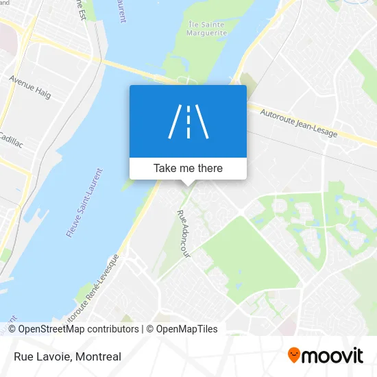 Rue Lavoie map
