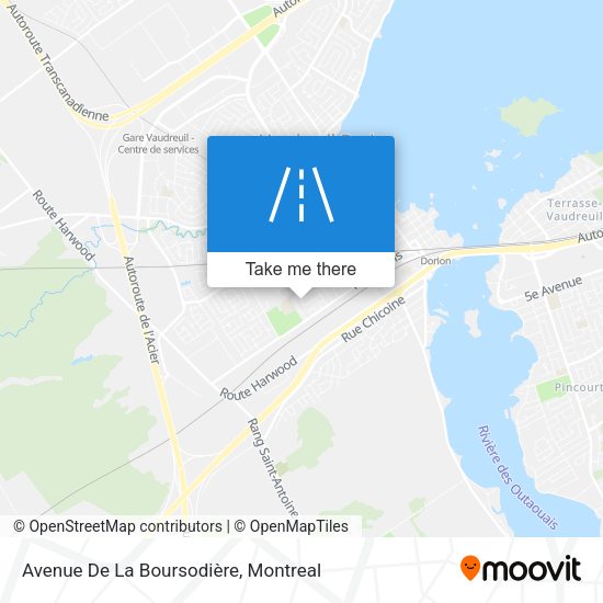 Avenue De La Boursodière map