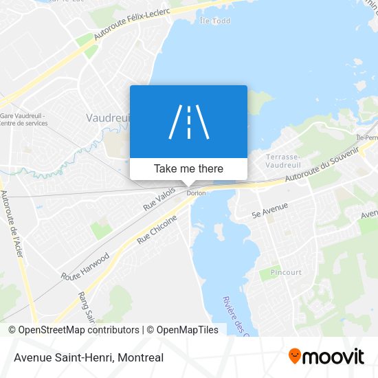 Avenue Saint-Henri map