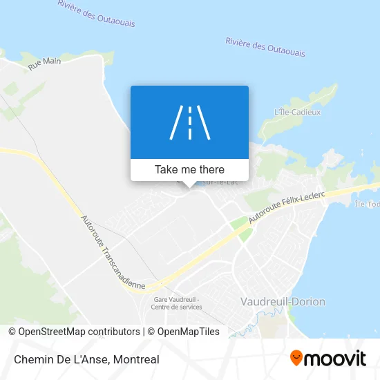 Chemin De L'Anse map