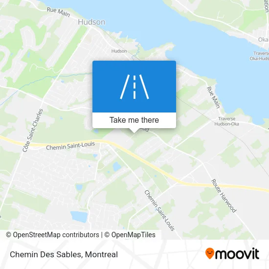 Chemin Des Sables map