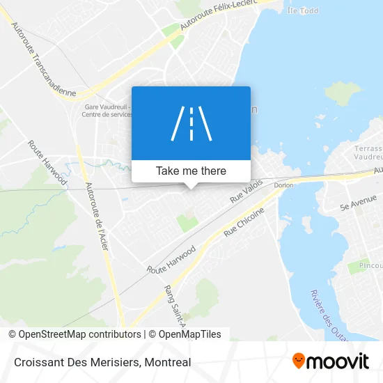 Croissant Des Merisiers map