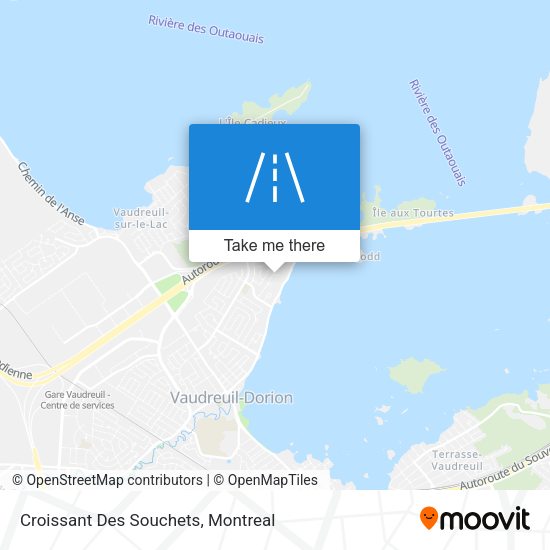 Croissant Des Souchets map