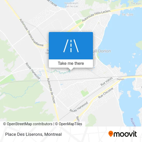 Place Des Liserons map