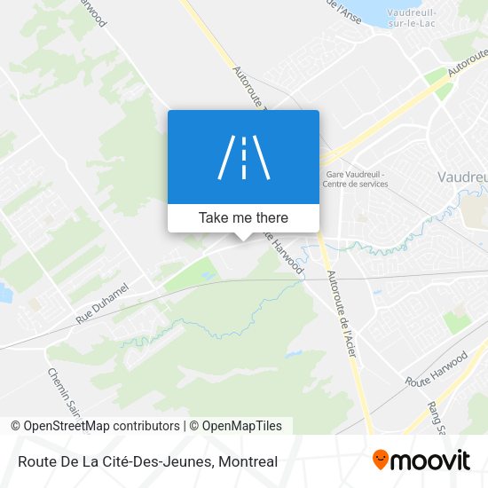 Route De La Cité-Des-Jeunes map