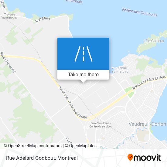 Rue Adélard-Godbout map