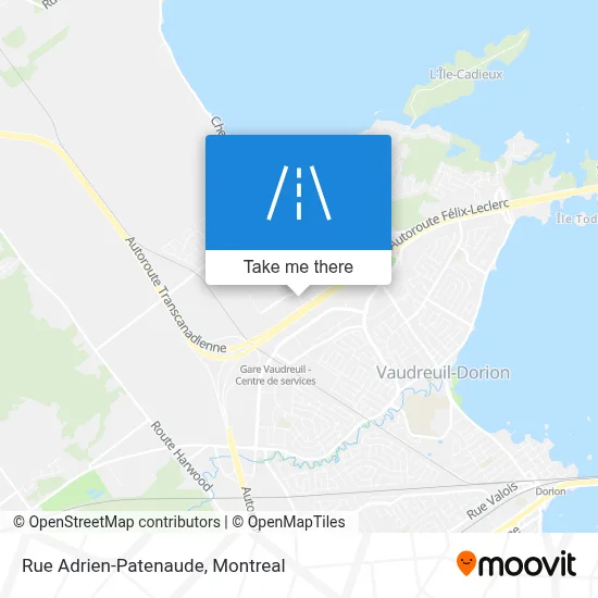 Rue Adrien-Patenaude map