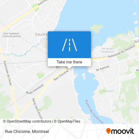 Rue Chicoine map