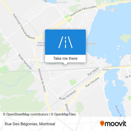 Rue Des Bégonias map