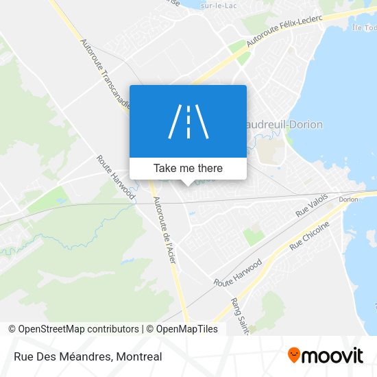 Rue Des Méandres map