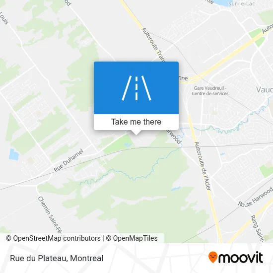 Rue Du Plateau map