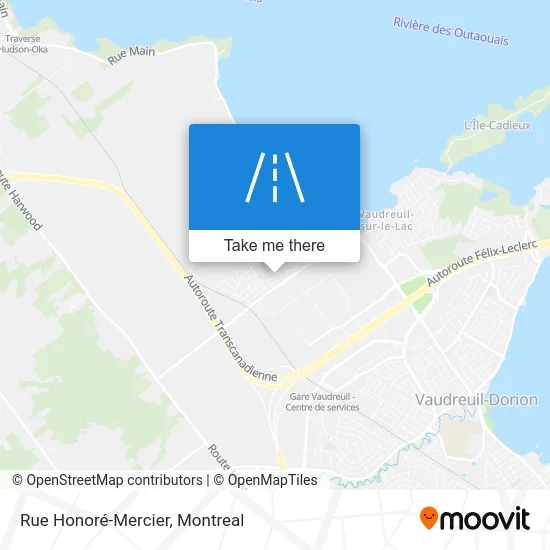 Rue Honoré-Mercier map