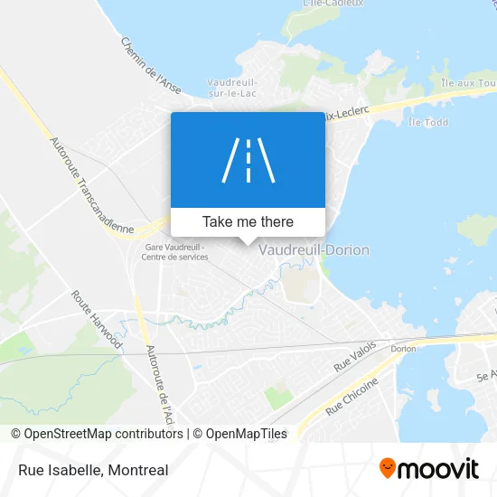 Rue Isabelle map