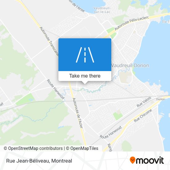 Rue Jean-Béliveau map