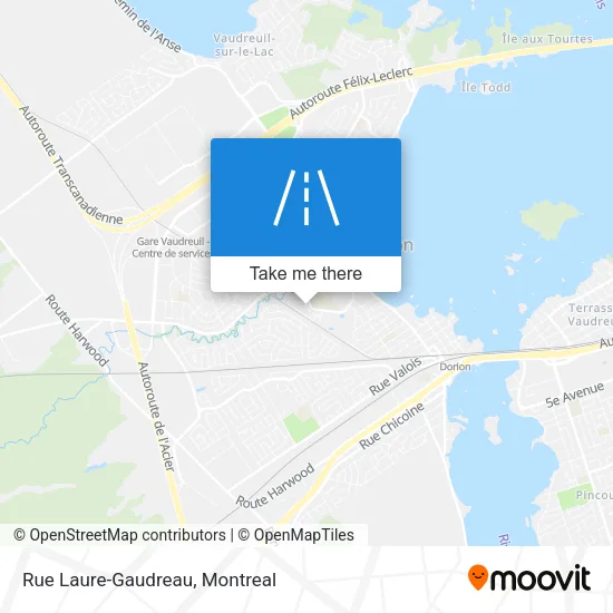Rue Laure-Gaudreau map