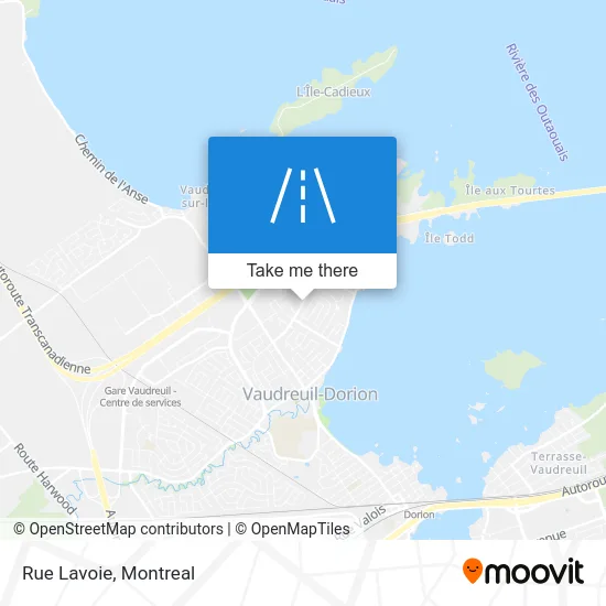 Rue Lavoie map