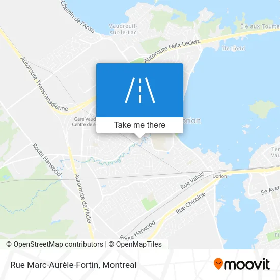 Rue Marc-Aurèle-Fortin map